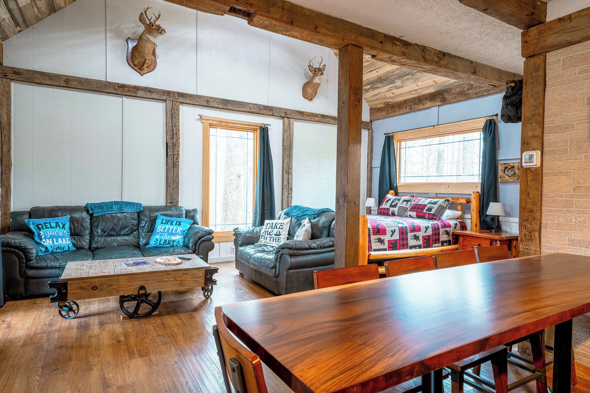 TV connectée, cheminée