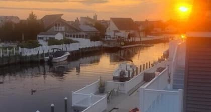 Lagoon front beach house