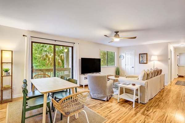 Open living space with great natural light