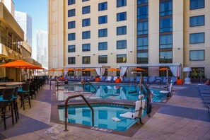 屋外プール、温水プール