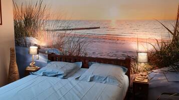 3 slaapkamers, een kluis op de kamer, een bureau