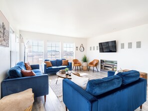 Smart TV, video games, table football, books