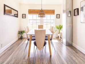 Dining - Observatory, Game Room, Hot tub, Fire Pit, BBQ, 360° View at Observatory Retreat (Yucca Valley)