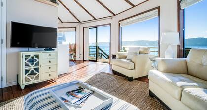 Waterfront home on Hood Canal with stunning view, deck, water access, & firepit