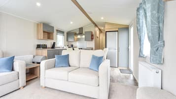 Télévision, lecteur de DVD, livres