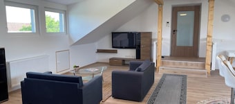 Apartment Promedklinik 3 near Main River with with offer of wellness massages on site