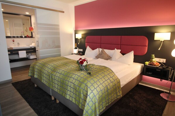 2 bedrooms, in-room safe, desk, WiFi - Zimmer in Kategorie L+ - Hotel Am Kaisersaal (Erfurt)