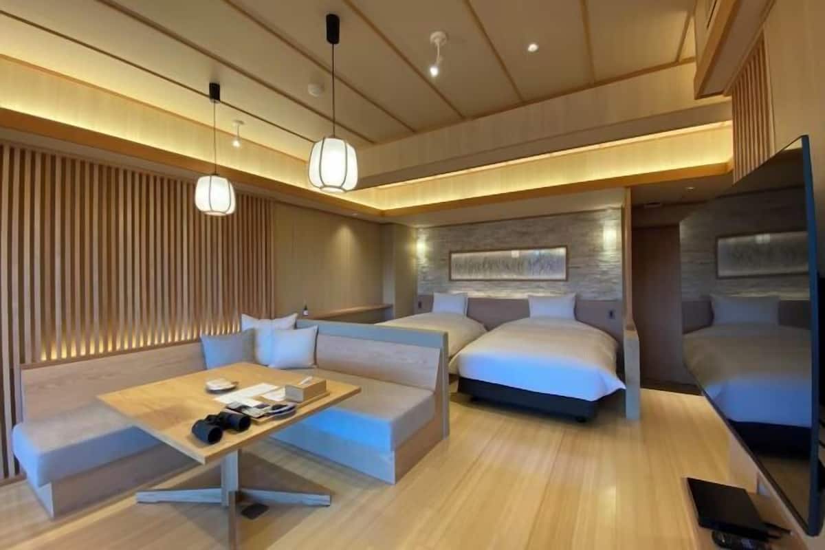 1 chambre, literie de qualité, couette en duvet, coffre-fort