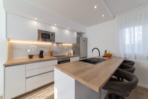 Villa, Multiple Beds | Private kitchen