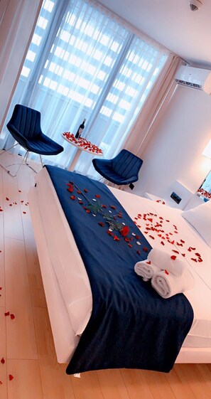 Apartment | 1 bedroom, iron/ironing board, free WiFi, bed sheets - Orbi City Batumi Apartment With sea Views (Batumi)