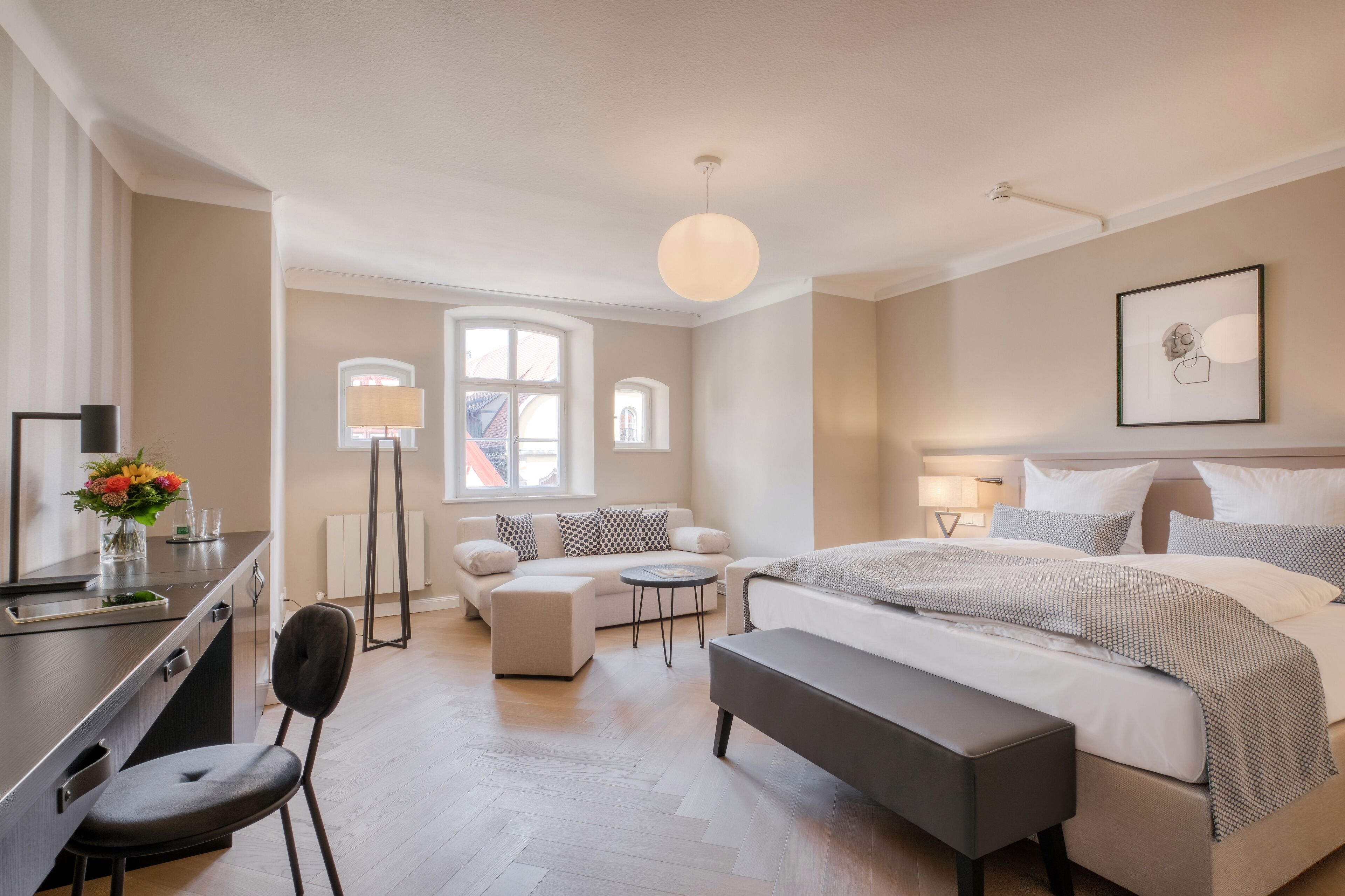 superior double room | 1 bedroom, hypo-allergenic bedding, down duvets, individually decorated