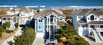 NautiGal - Village at Nags Head, Luxury Oceanfront, Pool, Hot Tub, Elevator, Pets OK, Putting Green