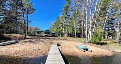 Waterfront Cabin w/ Private Dock & Outdoor Bar near Munising/Manistique