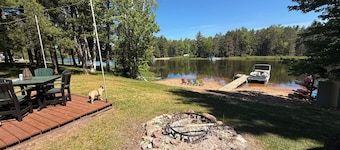 Waterfront Cabin w/ Private Dock & Outdoor Bar near Munising/Manistique