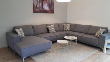 Fernseher, DVD-Player, Bücher