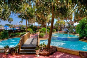Indoor pool, outdoor pool