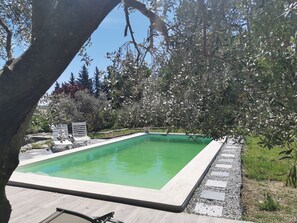 Indoor pool, outdoor pool
