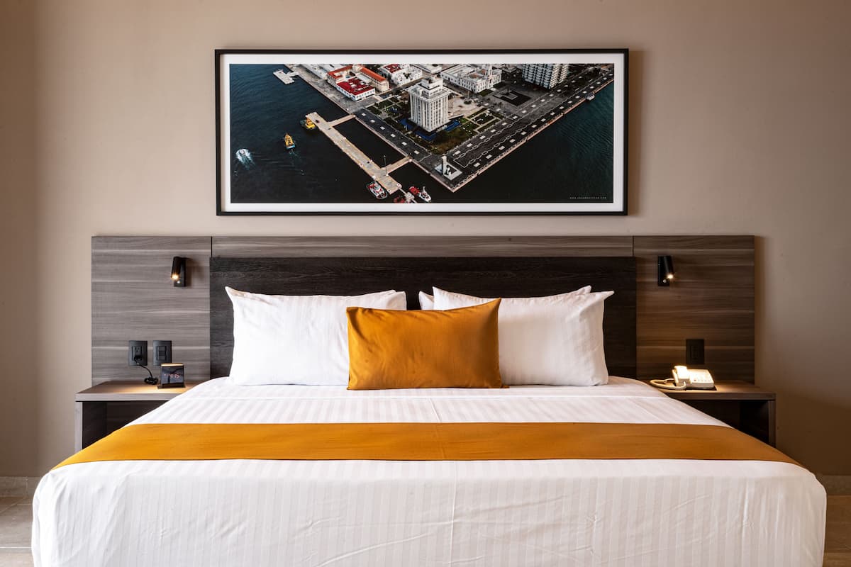 Suite, 1 King Bed with Sofa bed, Mountain View | Minibar, in-room safe, individually decorated, desk