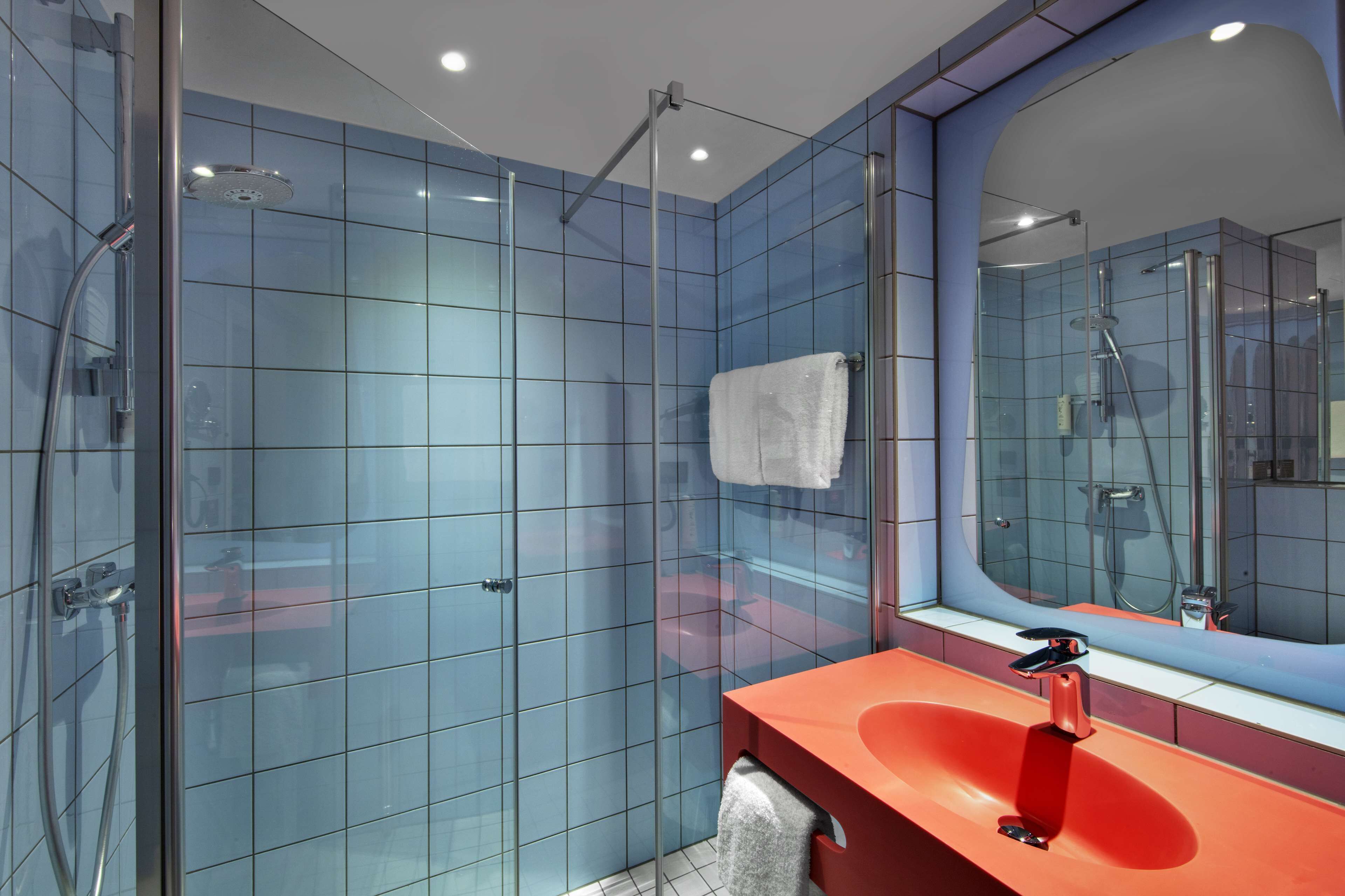 eco-friendly toiletries, hair dryer, soap, shampoo