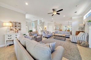 Télévision, cheminée