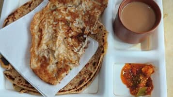 Daily continental breakfast (INR 120 per person)