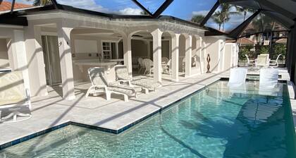 EASY 5-Min Walk to Beach Path! NEW Saltwater Pool & Spa, Steps to Dining & Shops