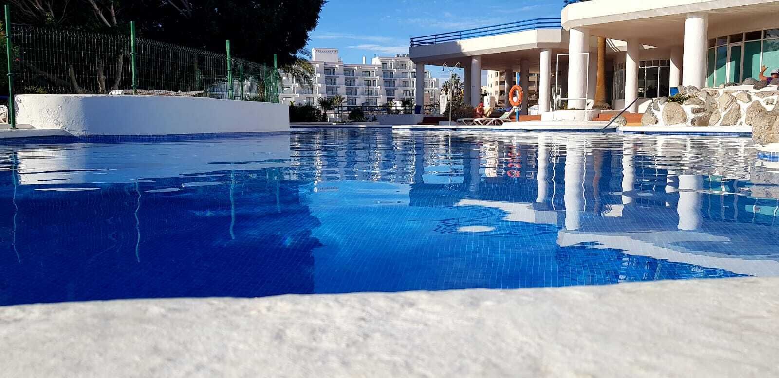 Una piscina climatizada