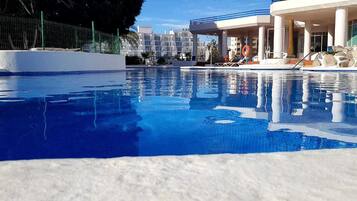 Una piscina climatizada
