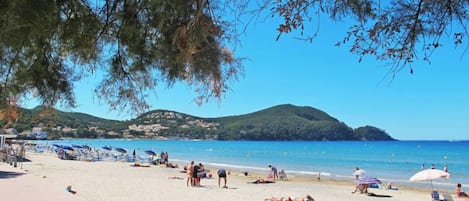 Vlak bij het strand