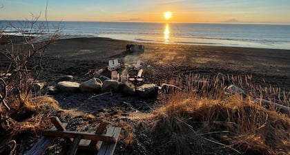 Beachfront Alaskan Lodge