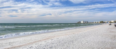 Beach nearby, beach towels, motor boating, fishing