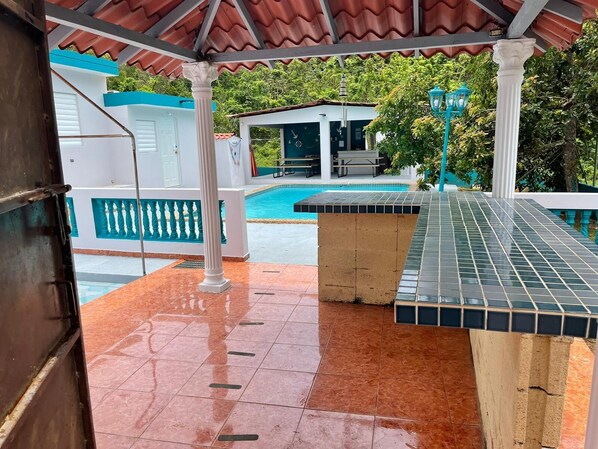 Alberca al aire libre 