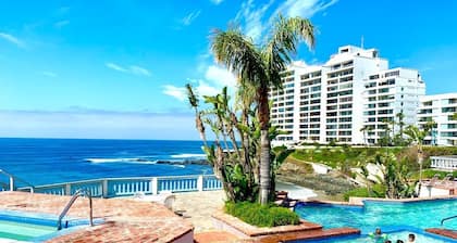 AMAZING OCEANFRONT View 2080ft Rosarito Condo-SAFEPrivate Beach CLUB MARENA SURF