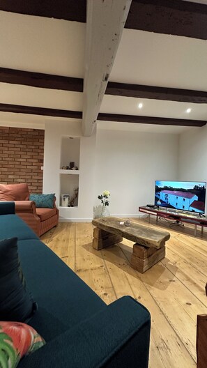 Smart TV, table football, books