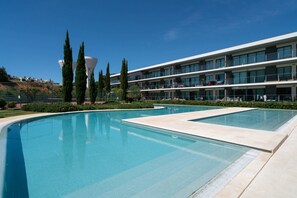 Indoor pool, outdoor pool