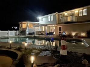 Udendørs pool, opvarmet pool