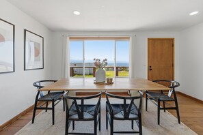 Dining - Perch - La Fiesta 47: Sunset ocean view home, close to town (Coupeville)