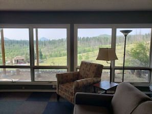 Smart TV, fireplace - Falcon Ridge Chalet-Woodland Park: WiFi & Views, Deck and Views of Pikes Peak (Woodland Park)
