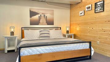 3 chambres, coffres-forts dans les chambres, bureau