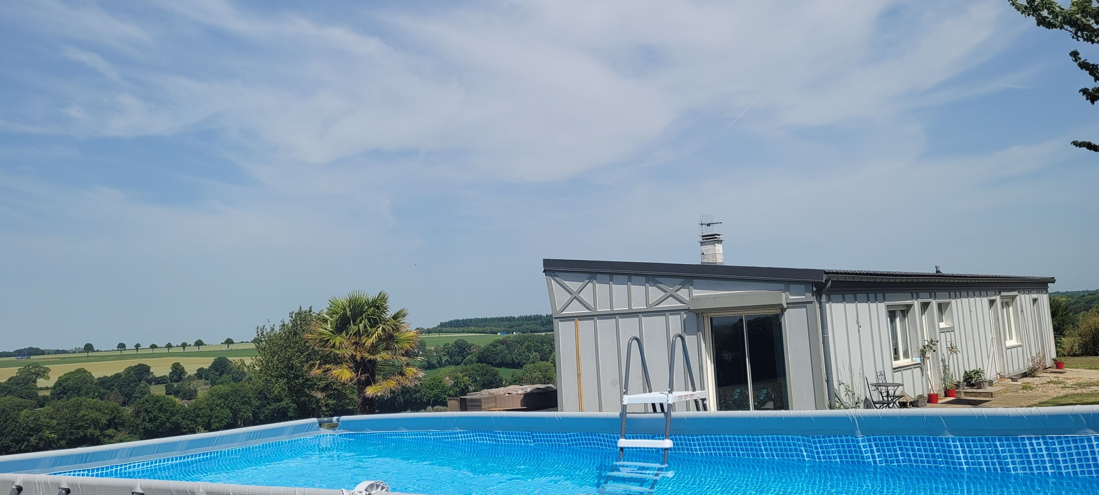 Alberca al aire libre 