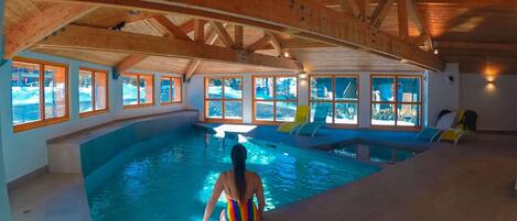 Piscine couverte, piscine chauffée