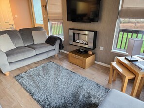 تلفزيون، مدفأة