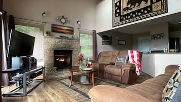 Fernseher, Kamin, Computerbildschirme