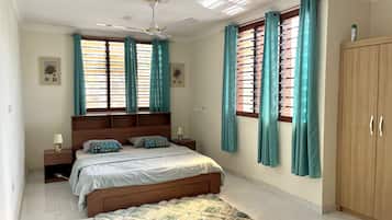 2 soveværelser, strygejern/strygebræt, internetforbindelse, sengetøj