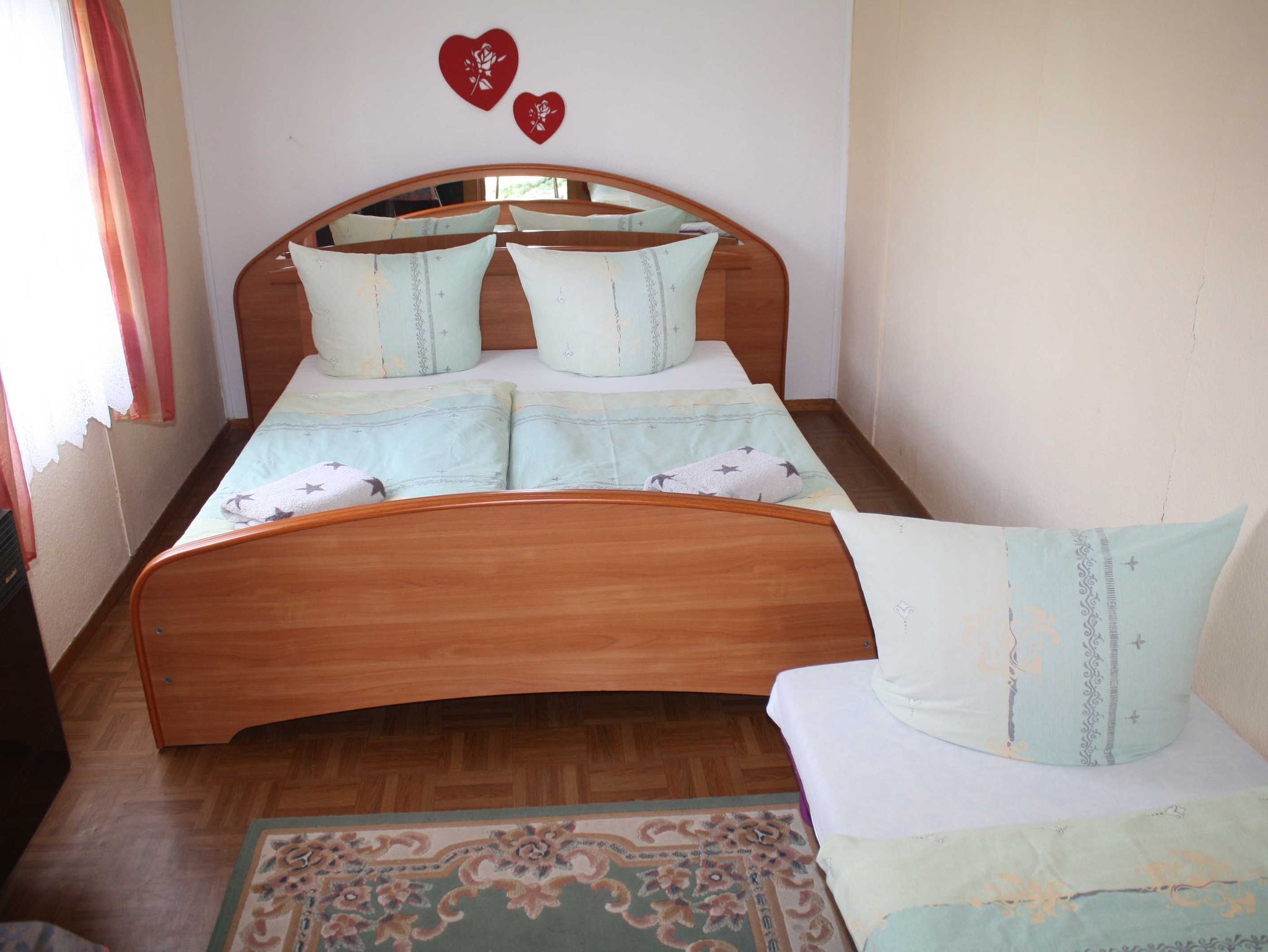 Family room with double bed and terrace no. 2 - zz_Lokschuppen Pasewalk overnight experience in the