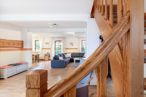 Nr.2 / 4 Zimmer Ferienwohnung mit Kamin, Terrasse, Garten - Ostsee Bauernhof
