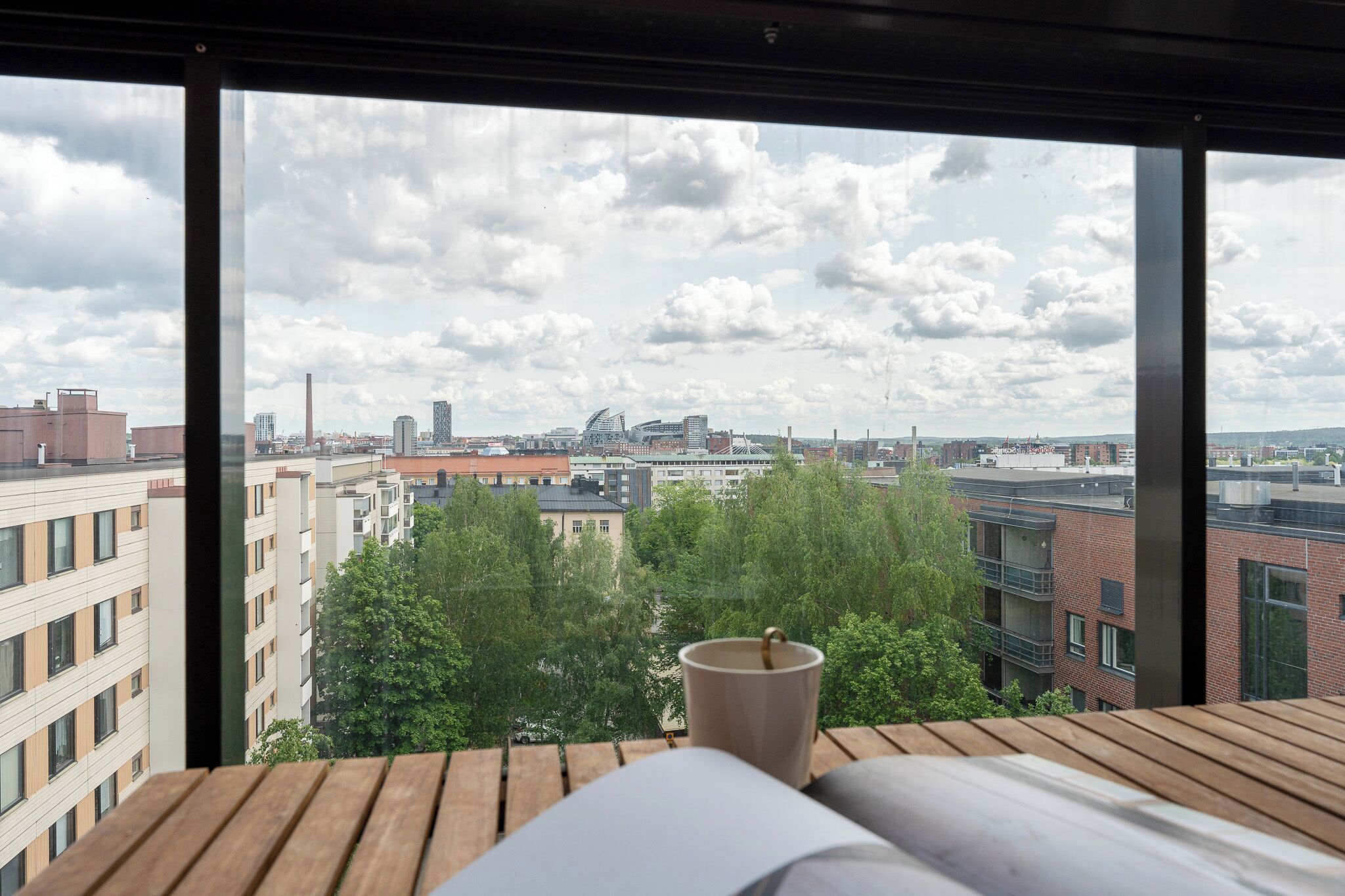 Exklusiv lägenhet | Balkongutsikt