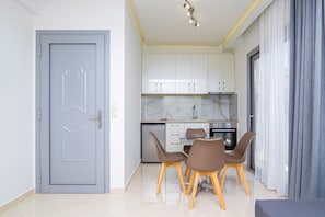 Luxury Apartment, 2 Bedrooms | Private kitchen | Fridge, microwave, stovetop, espresso maker - Amara Suites and Studios (Hersonissos)