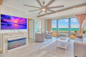 TV, video games, DVD player