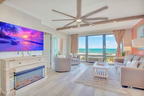 TV, video games, DVD player